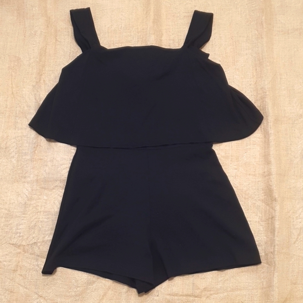 Sportsgirl Size L (Approx 14) Black Romper - Picture 1 of 5